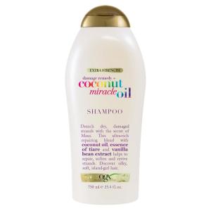 OGX Extra Strength Damage Remedy + Coconut Miracle Oil Shampoo for Dry, Frizzy or Coarse Hair, Paraben-Free, Sulfate-Free Surfactants, 13 Fl Oz(25.4 Fl Oz (Pack of 1))