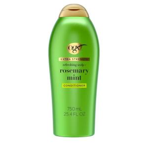 OGX Extra Strength Refreshing Scalp + Rosemary Mint Conditioner, Nourishing Hair & Scalp Conditioner Infused with Rosemary for Healthy-Looking Hair, Sulfate-Free Surfactants, 25.4 fl. oz(Rosemary Mint_New)