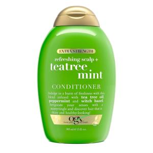 OGX Extra Strength Refreshing Scalp + Rosemary Mint Conditioner, Nourishing Hair & Scalp Conditioner Infused with Rosemary for Healthy-Looking Hair, Sulfate-Free Surfactants, 13 fl. oz(Tea Tree Mint_Old)