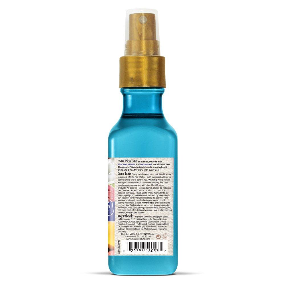 image:imageOGX Nourish amp Moisture Coconut Milk Weightless Oil Mist LeaveIn Spray Treatment to Help Defrizz Hydrate amp Replenish Curly Hair Vegan Silicone amp ParabenFree 42 fl oz