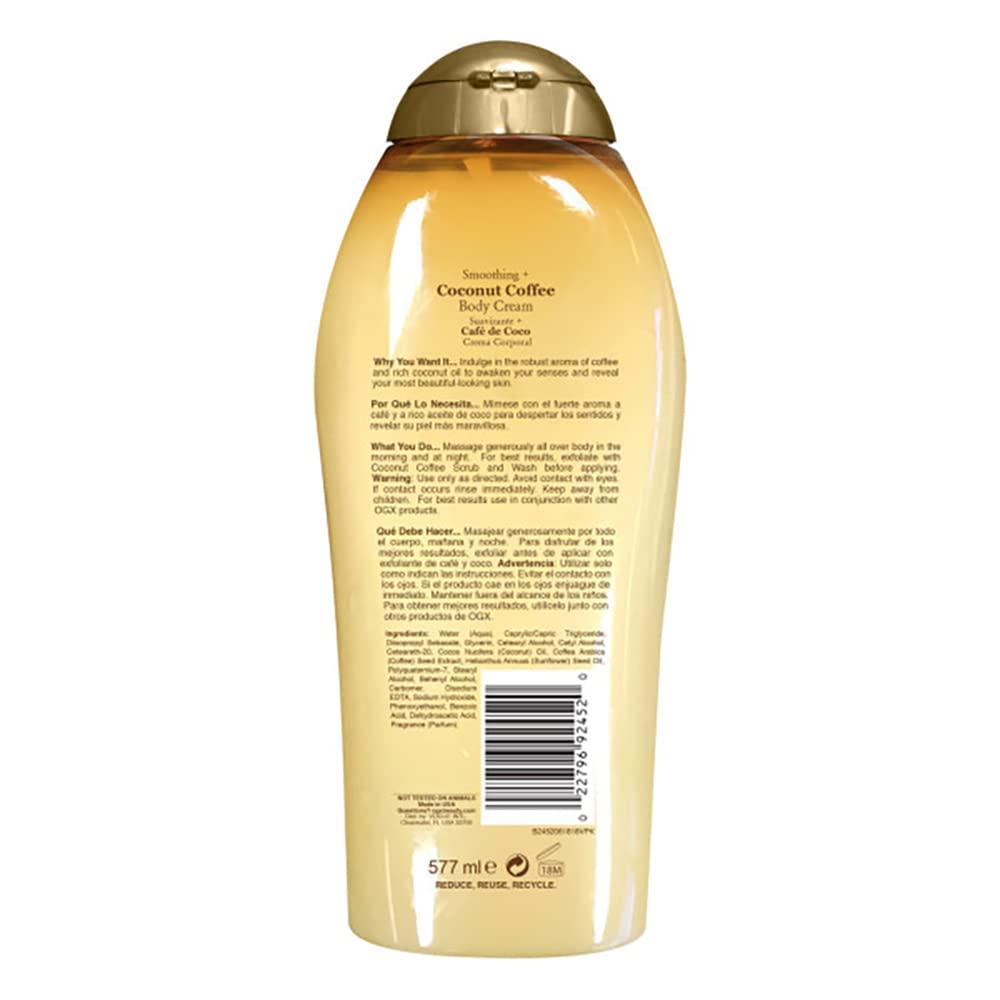 image:imageOGX Smoothing Coconut Coffee Body Cream 195 Ounce pack of 3