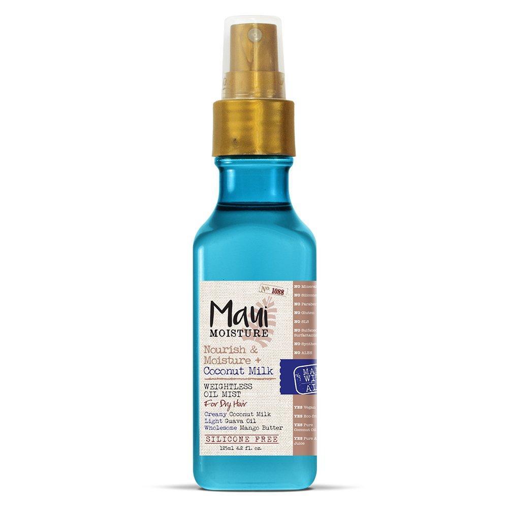 image:imageOGX Nourish amp Moisture Coconut Milk Weightless Oil Mist LeaveIn Spray Treatment to Help Defrizz Hydrate amp Replenish Curly Hair Vegan Silicone amp ParabenFree 42 fl oz