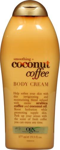 image:imageOGX Smoothing Coconut Coffee Body Cream 195 oz195 Fl Oz Pack of 4