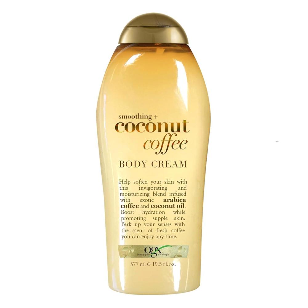 image:imageOGX Smoothing Coconut Coffee Body Cream 195 oz195 Fl Oz Pack of 1