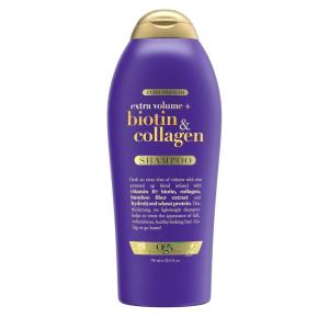 OGX Biotin & Collagen Extra Strength Volumizing Shampoo for Thicker, Fuller Hair, 25.4 fl oz(25.4 Fl Oz (Pack of 1))