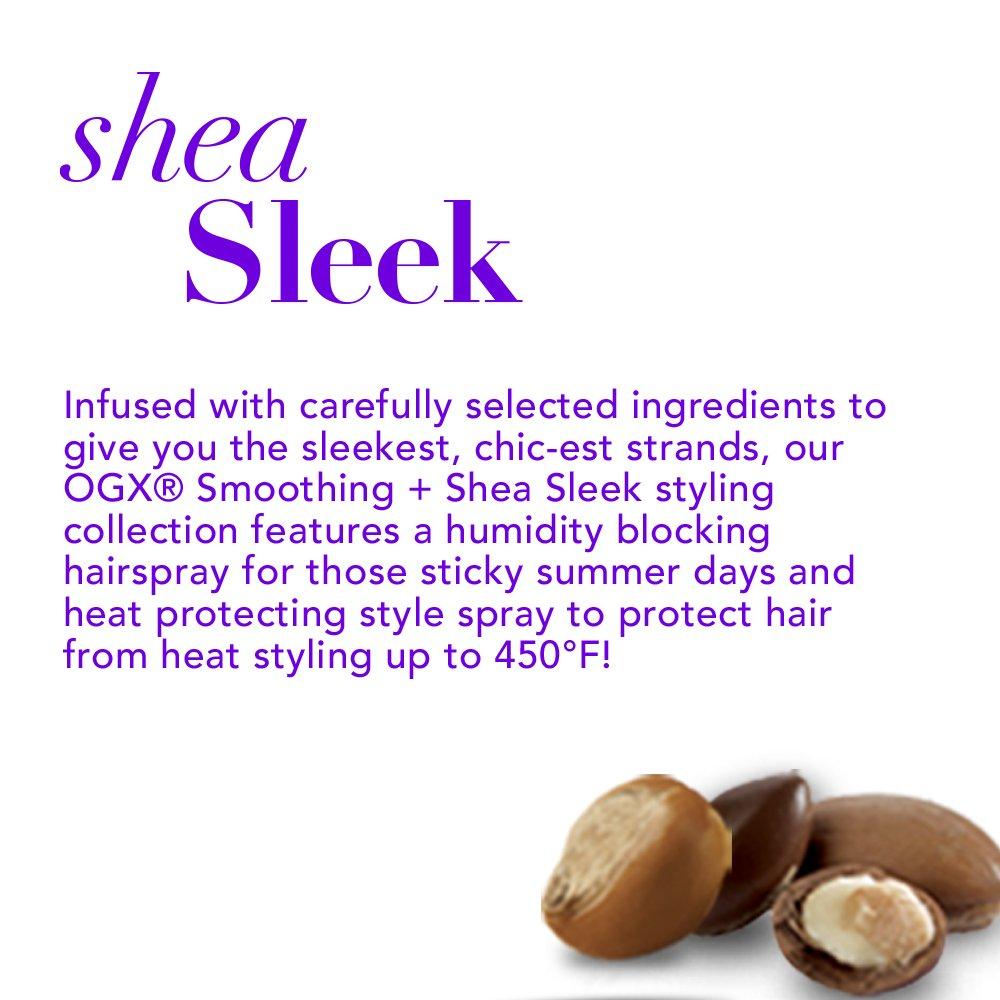 image:imageOGX Smoothing Shea Sleek Humidity Blocking Hairspray 8 Ounce Purple6 Fl Oz Pack of 1