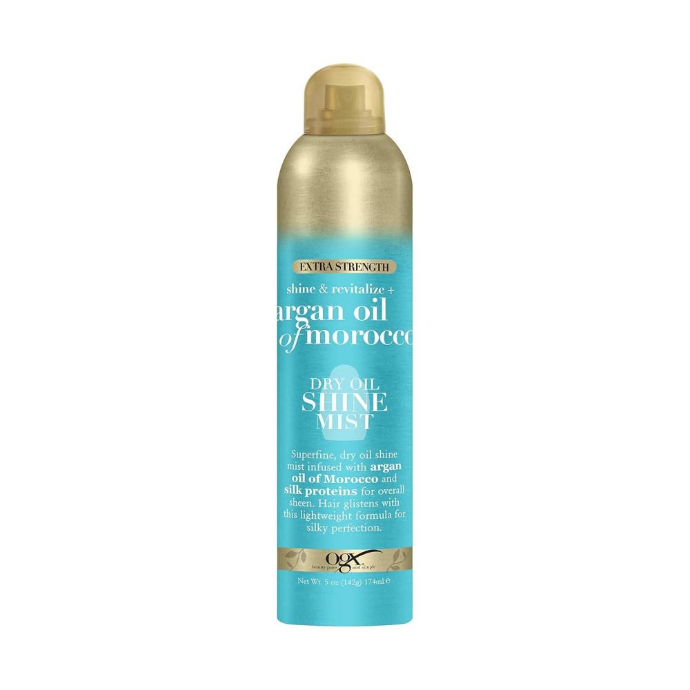image:imageOGX Revitalize Argan Shine Extra Strength Dry Oil Conditioning Mist with Argan Oil amp Silk Proteins Light Nourishing Hair Treatment to Soften Hair amp Add Luminous Shine 5 Ounce