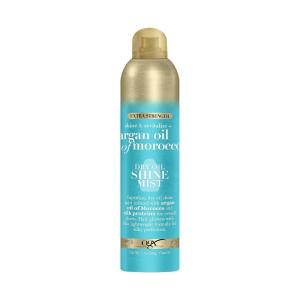 OGX Revitalize + Argan Shine Extra Strength Dry Oil Conditioning Mist with Argan Oil & Silk Proteins, Light Nourishing Hair Treatment to Soften Hair & Add Luminous Shine, 5 Ounce